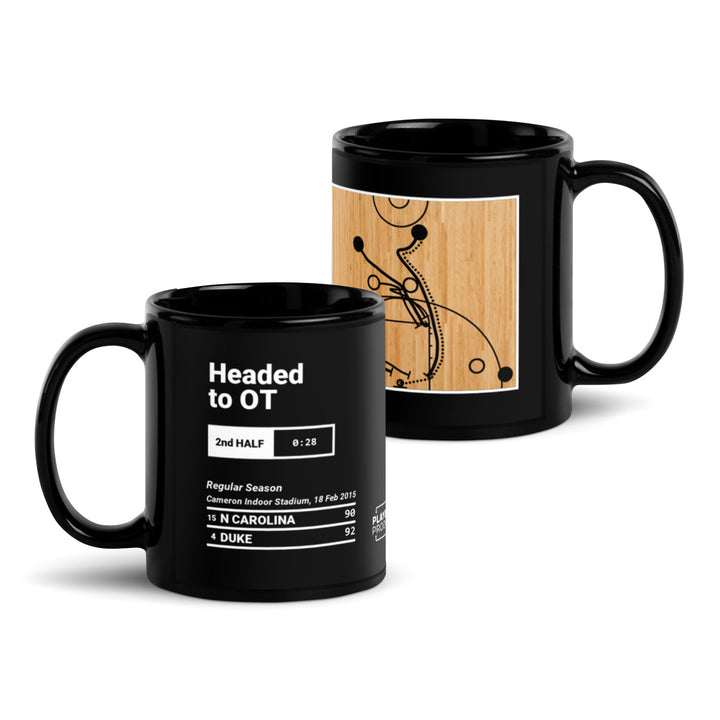 Greatest Duke Basketball Plays Mug: Headed to OT (2015)
