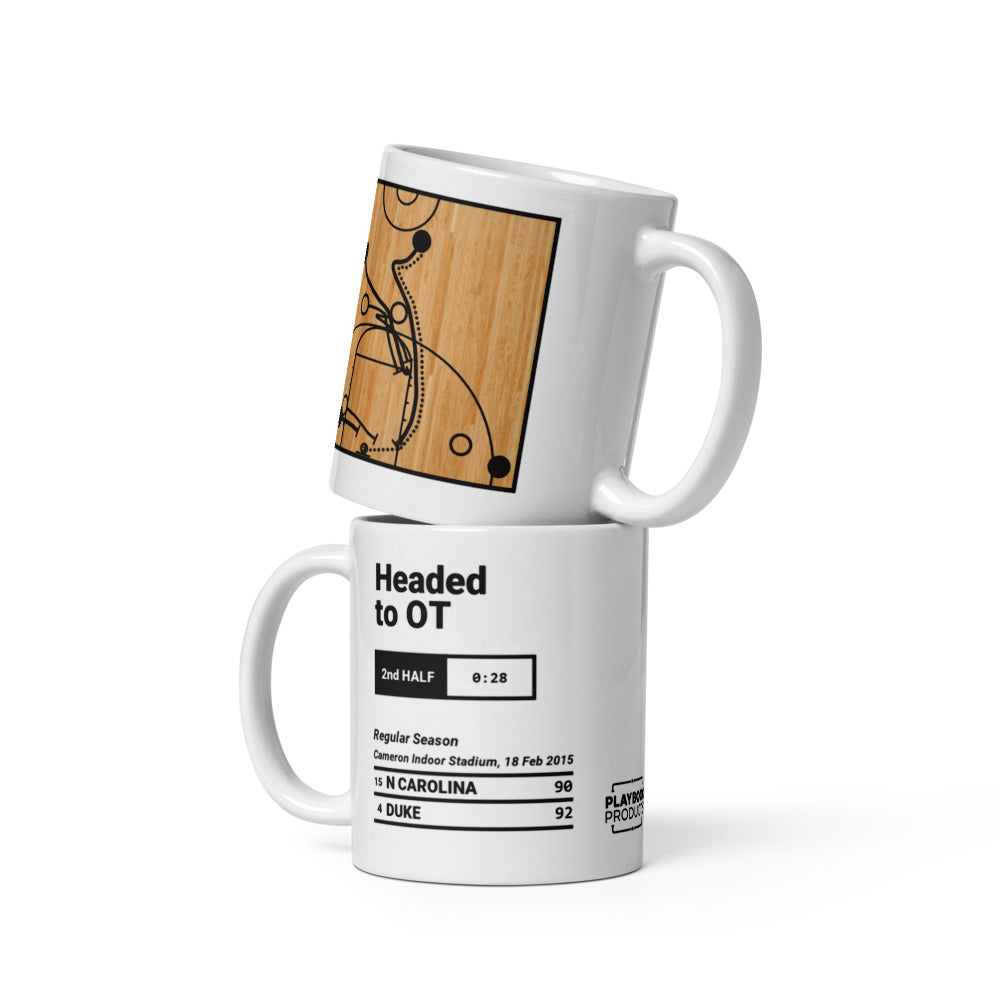 Greatest Duke Basketball Plays Mug: Headed to OT (2015)