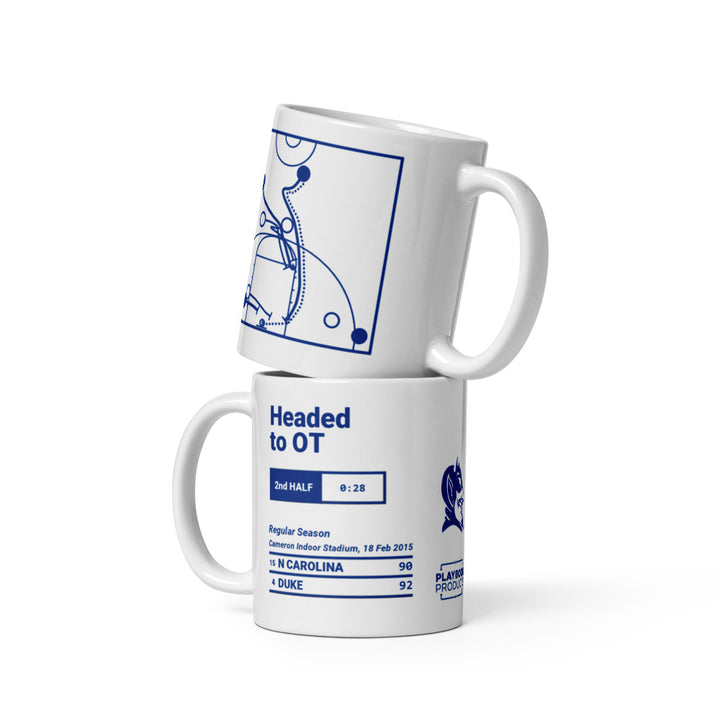 Duke Basketball Greatest Plays Mug: Headed to OT (2015)