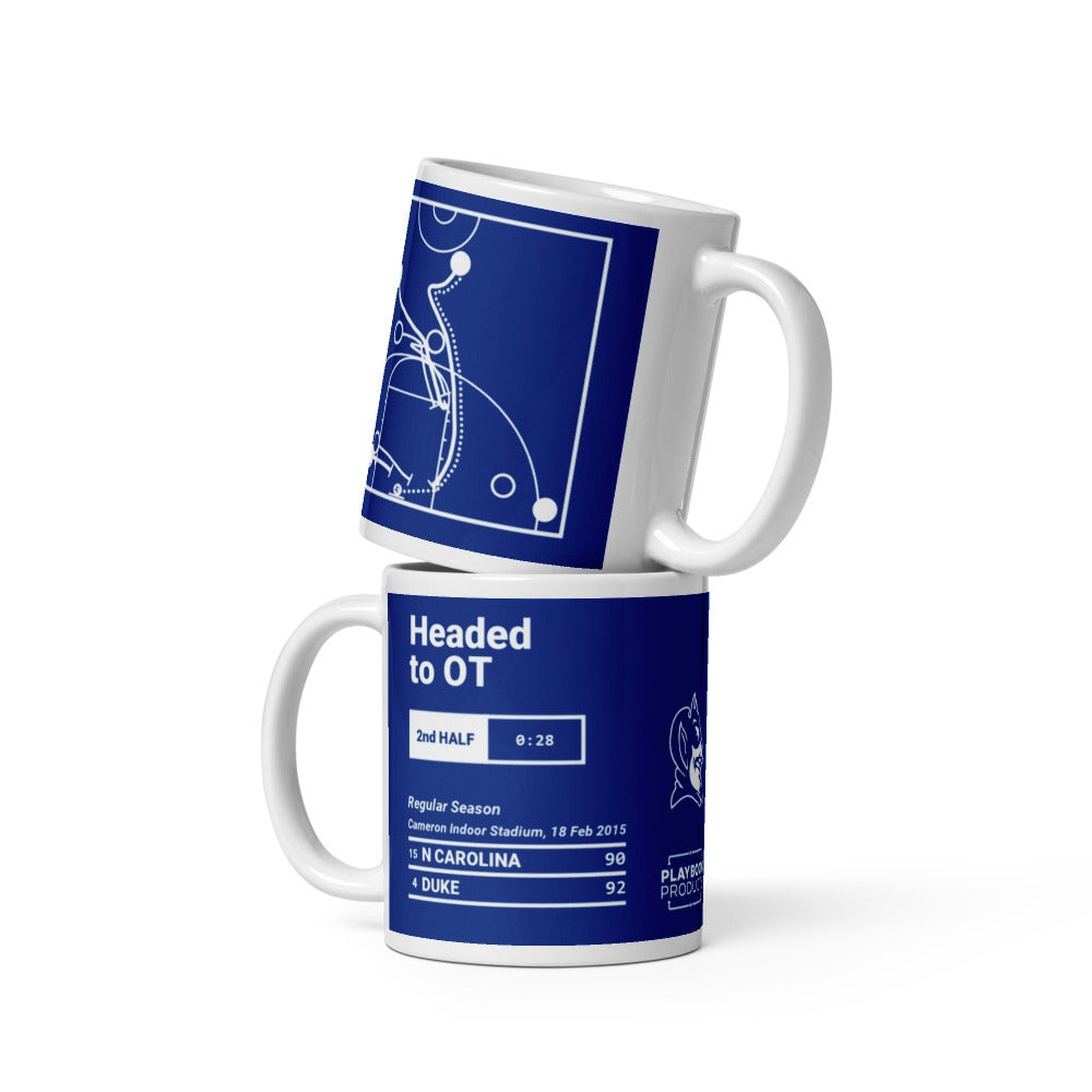 Duke Basketball Greatest Plays Mug: Headed to OT (2015)