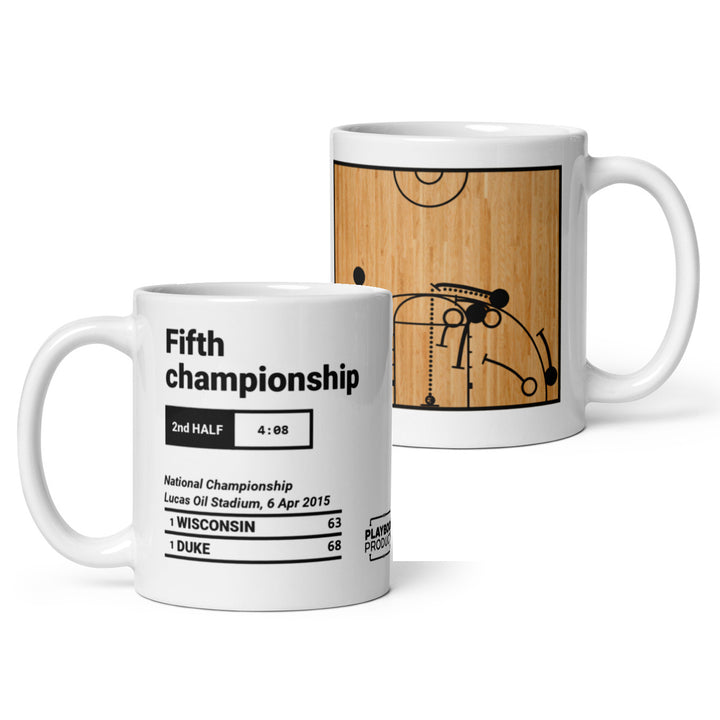 Greatest Duke Basketball Plays Mug: Fifth championship (2015)