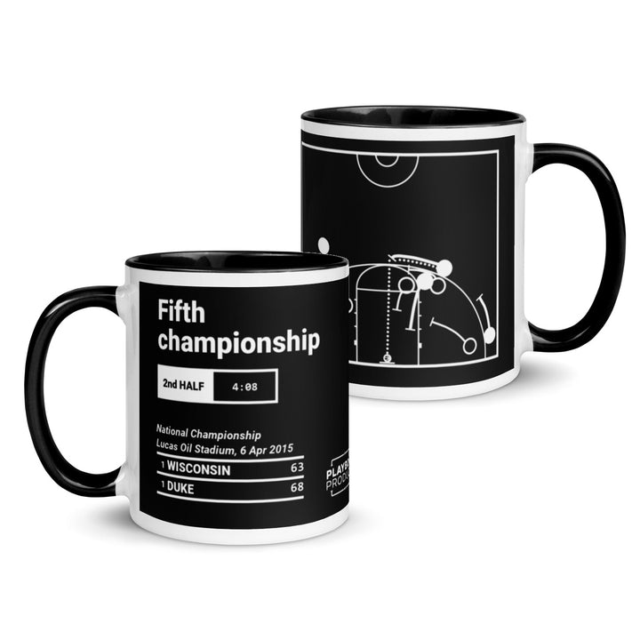 Duke Basketball Greatest Plays Mug: Fifth championship (2015)