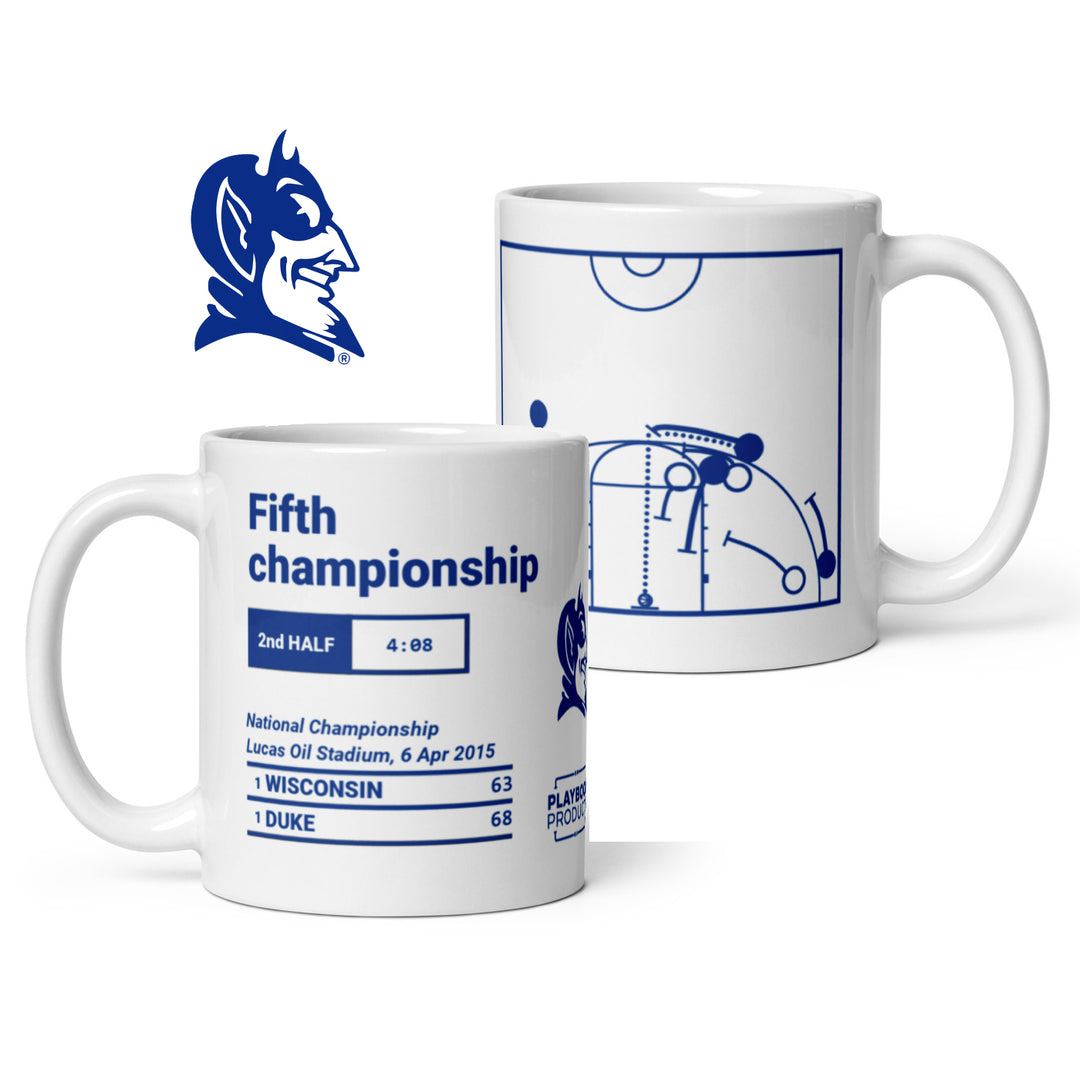 Duke Basketball Greatest Plays Mug: Fifth championship (2015)