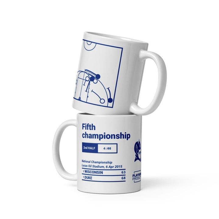 Duke Basketball Greatest Plays Mug: Fifth championship (2015)