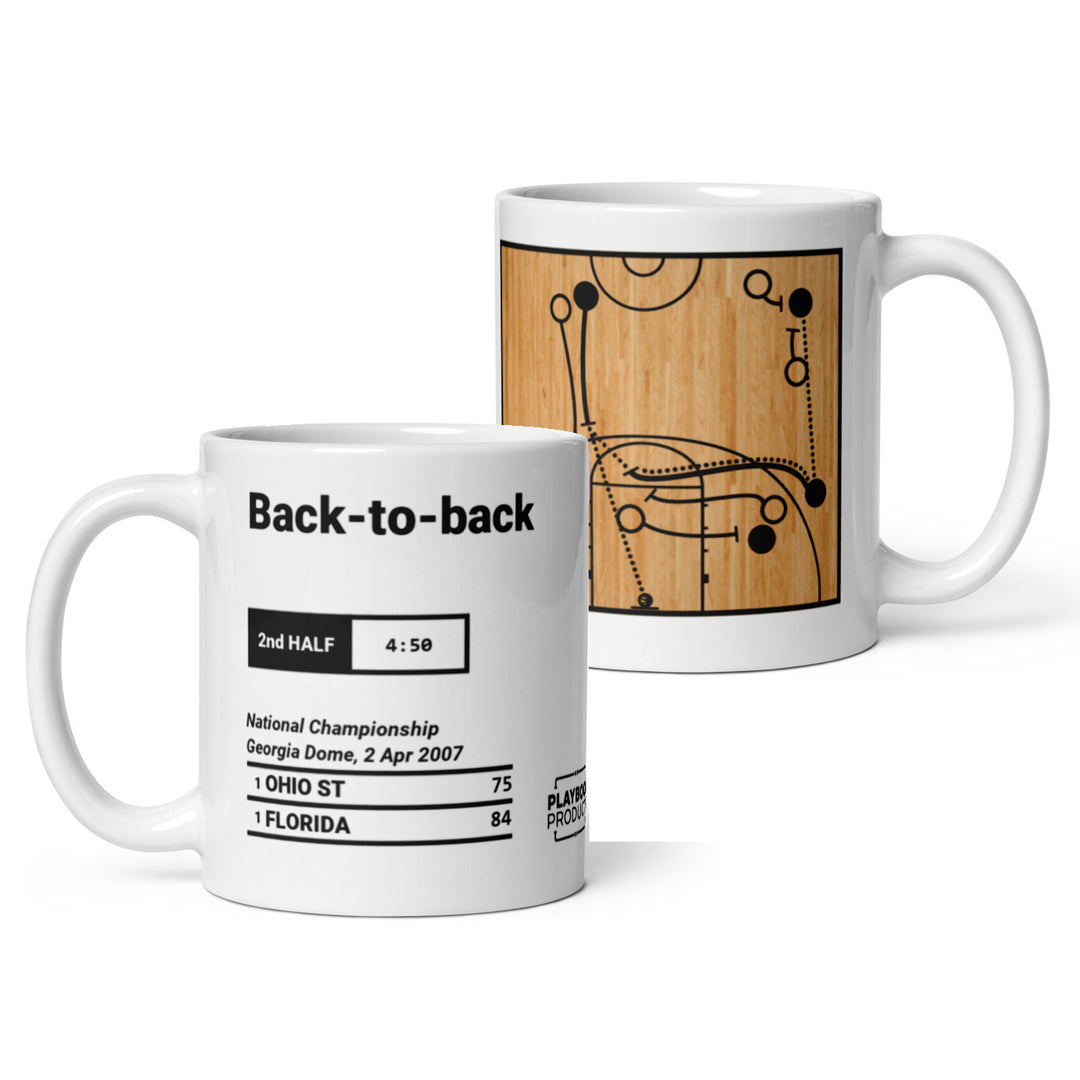 Greatest Florida Basketball Plays Mug: Back-to-back (2007)