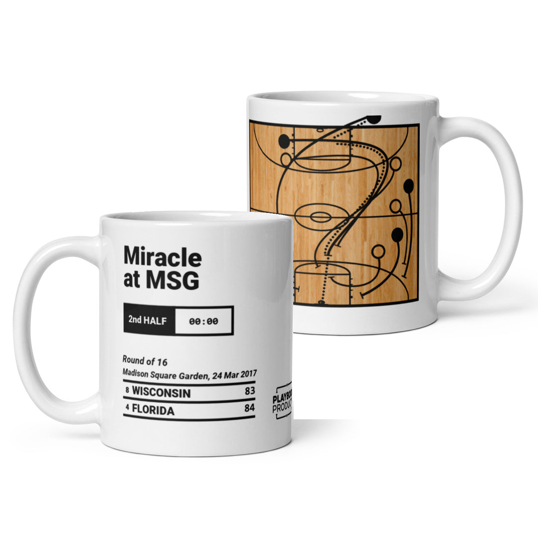 Greatest Florida Basketball Plays Mug: Miracle at MSG (2017)