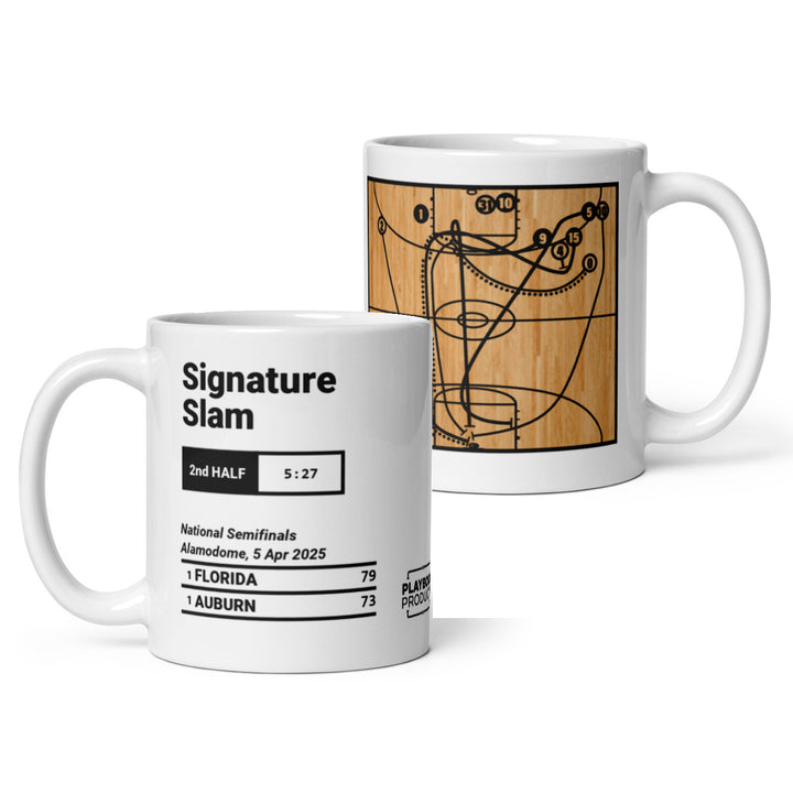 Greatest Florida Basketball Plays Mug: Signature Slam (2025)