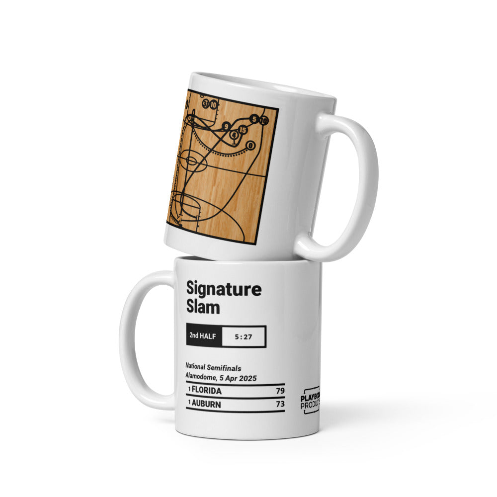 Greatest Florida Basketball Plays Mug: Signature Slam (2025)