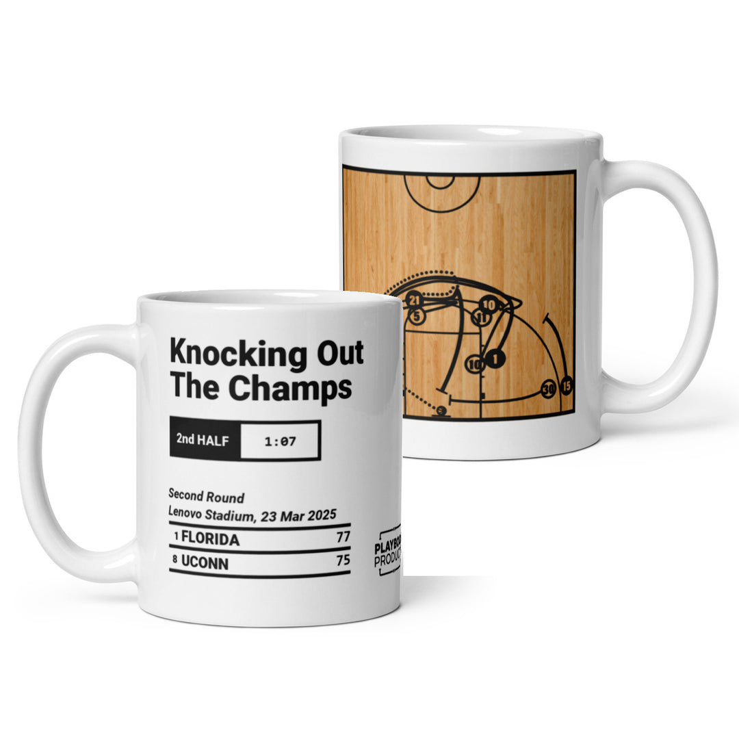 Greatest Florida Basketball Plays Mug: Knocking Out The Champs (2025)
