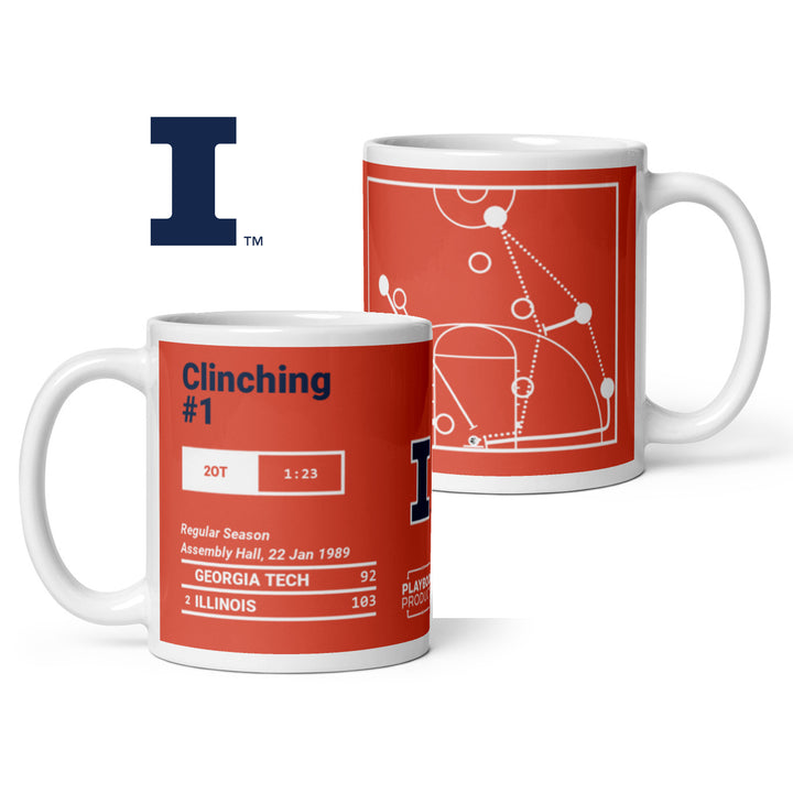 Illinois Basketball Greatest Plays Mug: Clinching #1 (1989)