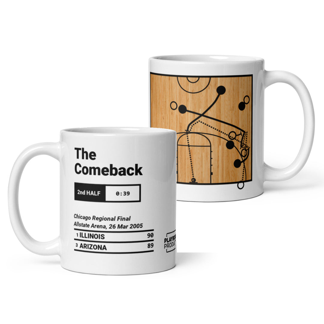 Greatest Illinois Basketball Plays Mug: The Comeback (2005)