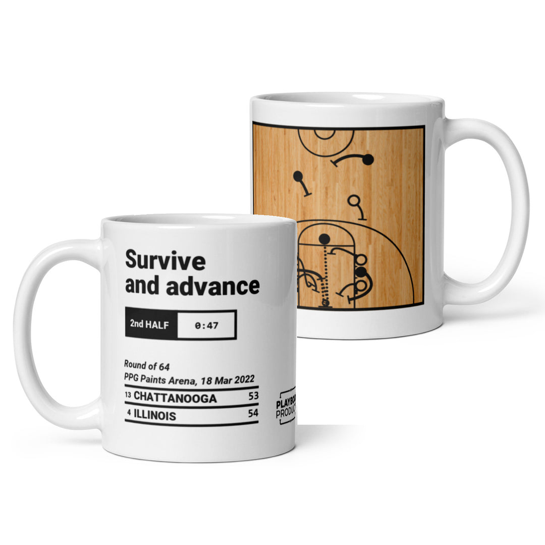 Greatest Illinois Basketball Plays Mug: Survive and advance (2022)