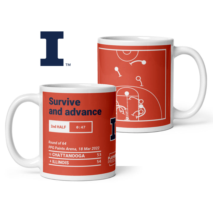 Illinois Basketball Greatest Plays Mug: Survive and advance (2022)