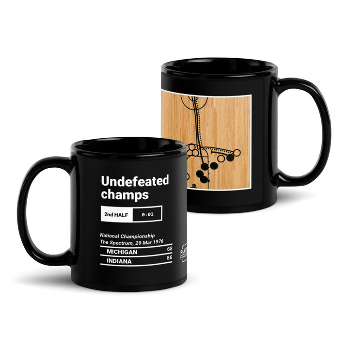 Indiana Basketball Greatest Plays Mug: Undefeated champs (1976)