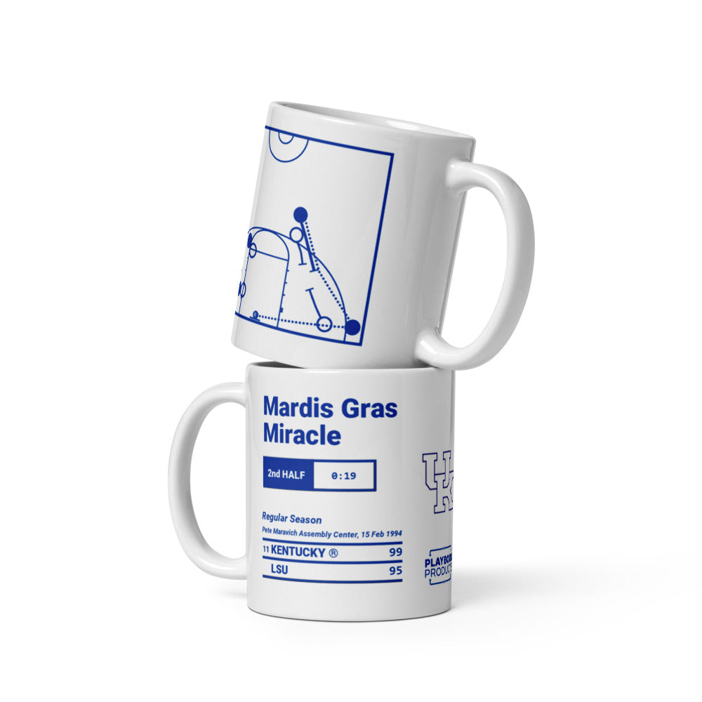 Kentucky Basketball Greatest Plays Mug: Mardis Gras Miracle (1994)