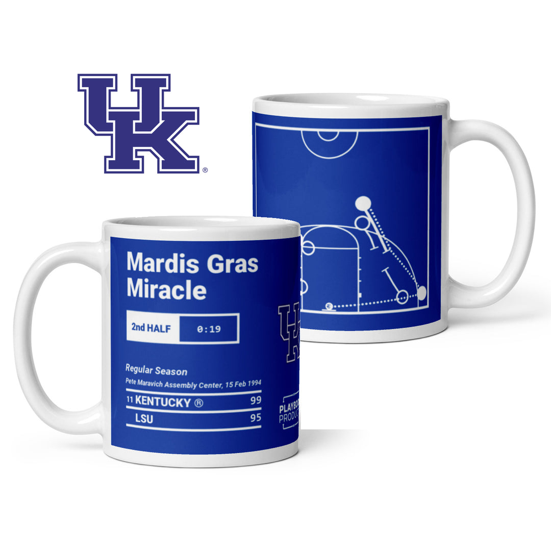 Kentucky Basketball Greatest Plays Mug: Mardis Gras Miracle (1994)