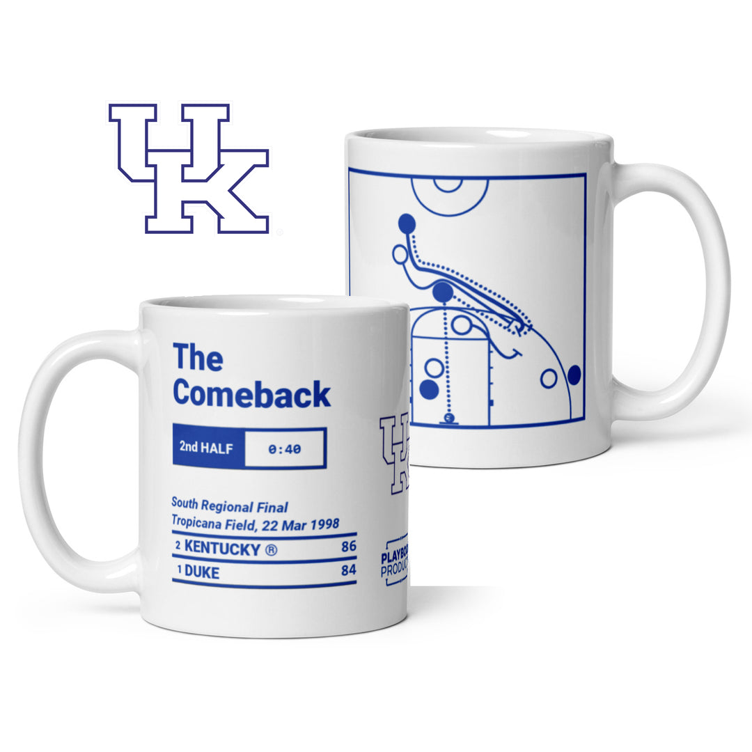 Kentucky Basketball Greatest Plays Mug: The Comeback (1998)