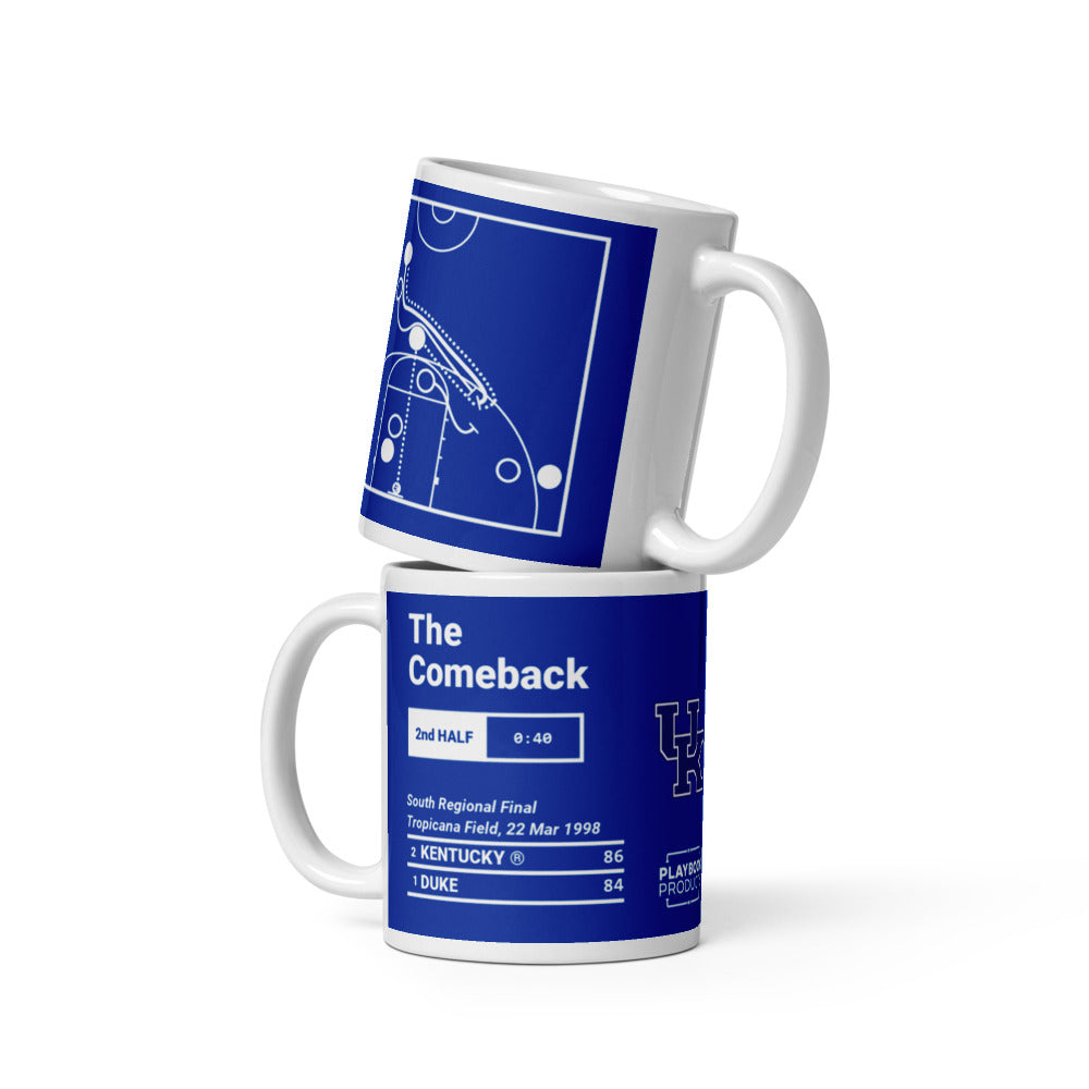 Kentucky Basketball Greatest Plays Mug: The Comeback (1998)