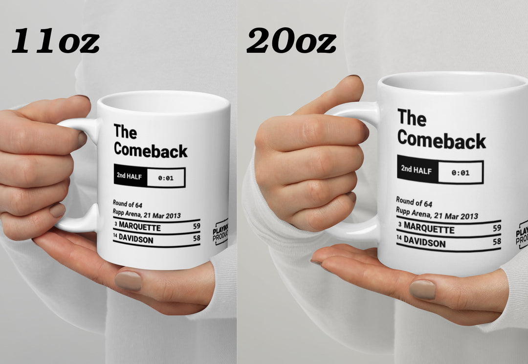 Greatest Marquette Basketball Plays Mug: The Comeback (2013)