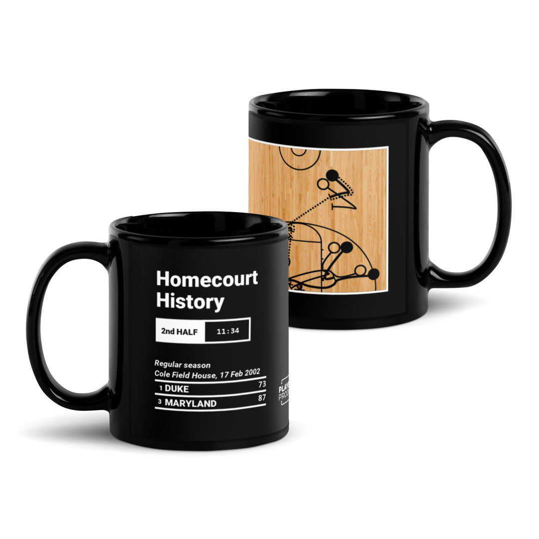 Greatest Maryland Basketball Plays Mug: Homecourt History (2002)