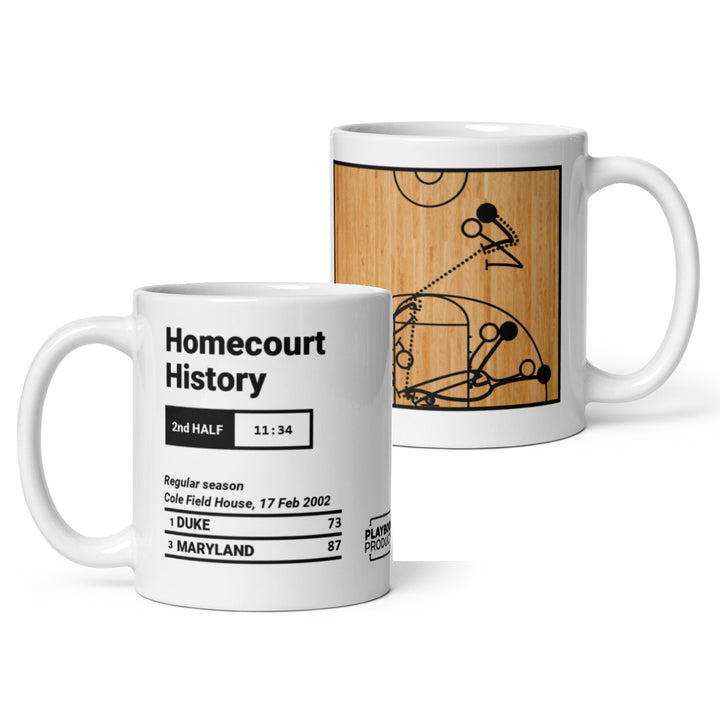 Greatest Maryland Basketball Plays Mug: Homecourt History (2002)