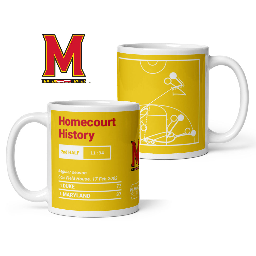 Maryland Basketball Greatest Plays Mug: Homecourt History (2002)