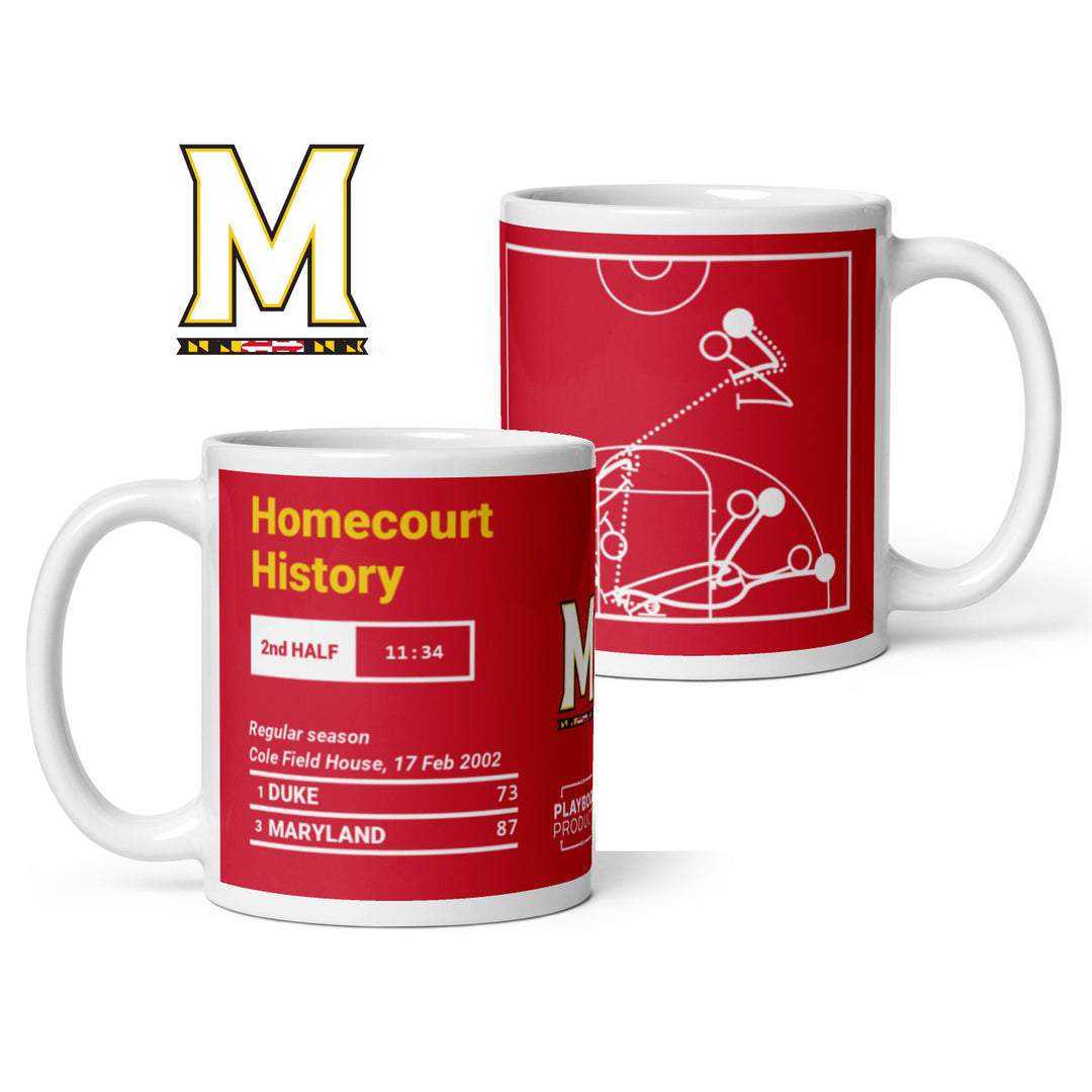 Maryland Basketball Greatest Plays Mug: Homecourt History (2002)