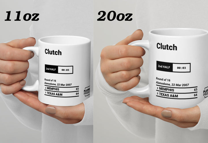 Greatest Memphis Basketball Plays Mug: Clutch (2007)