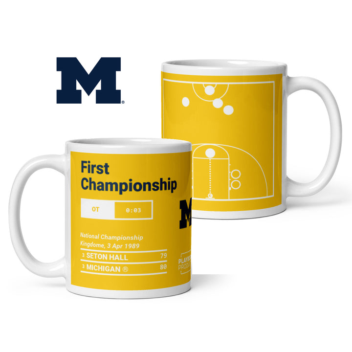 Michigan Basketball Greatest Plays Mug: First Championship (1989)