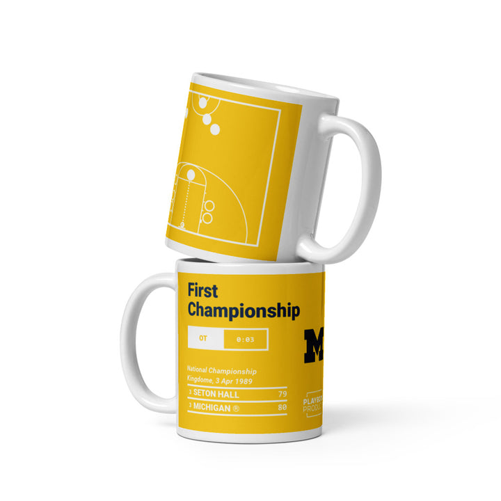 Michigan Basketball Greatest Plays Mug: First Championship (1989)