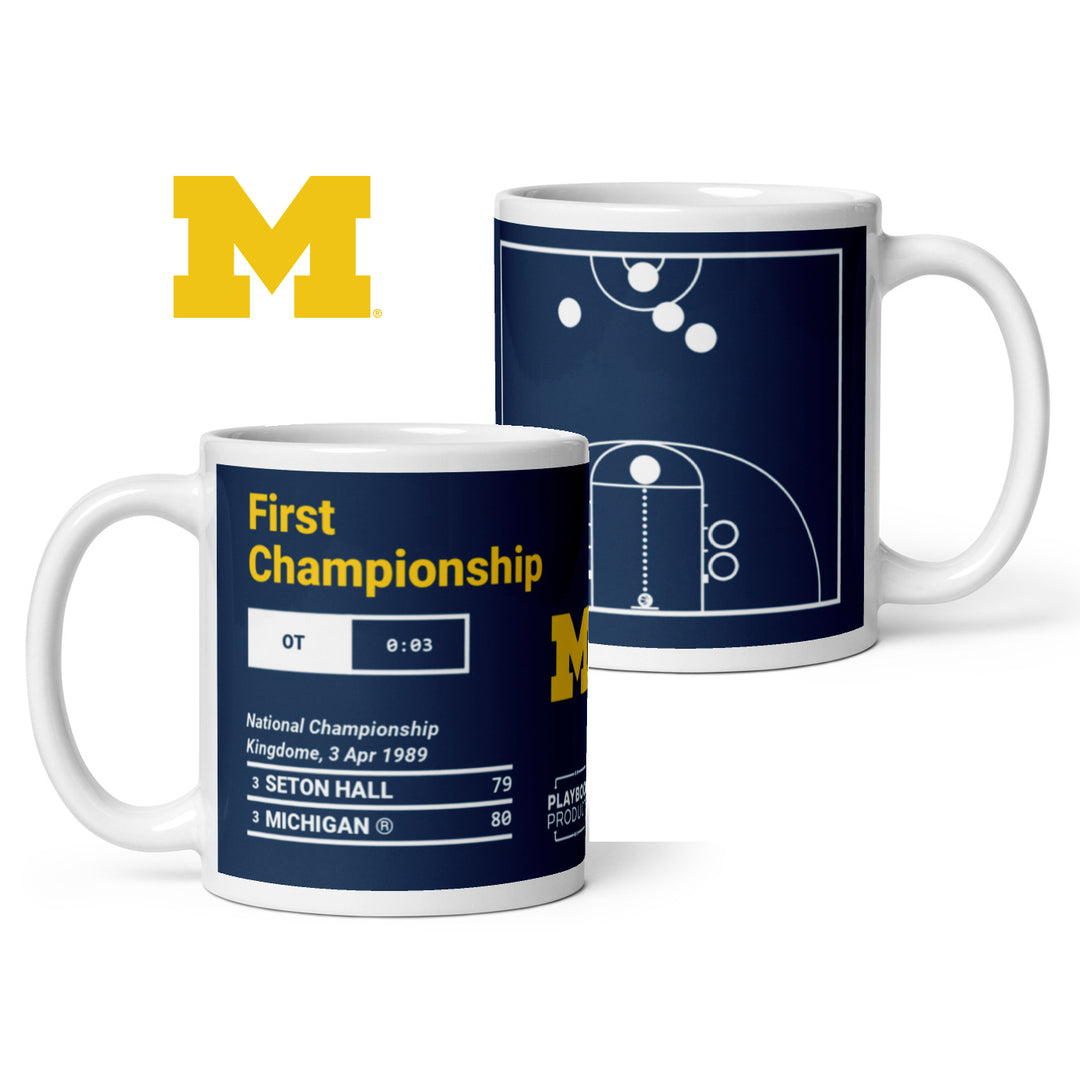 Michigan Basketball Greatest Plays Mug: First Championship (1989)