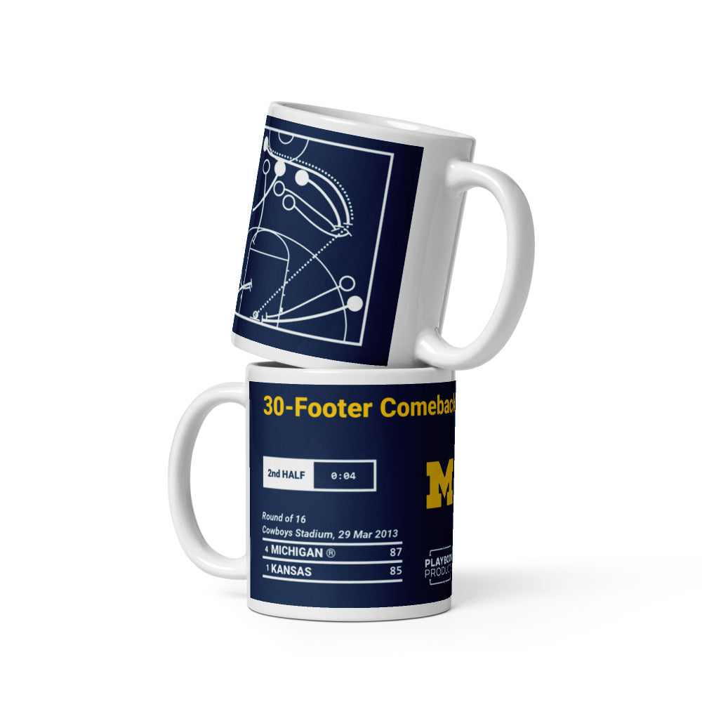 Michigan Basketball Greatest Plays Mug: 30-Footer Comeback (2013)