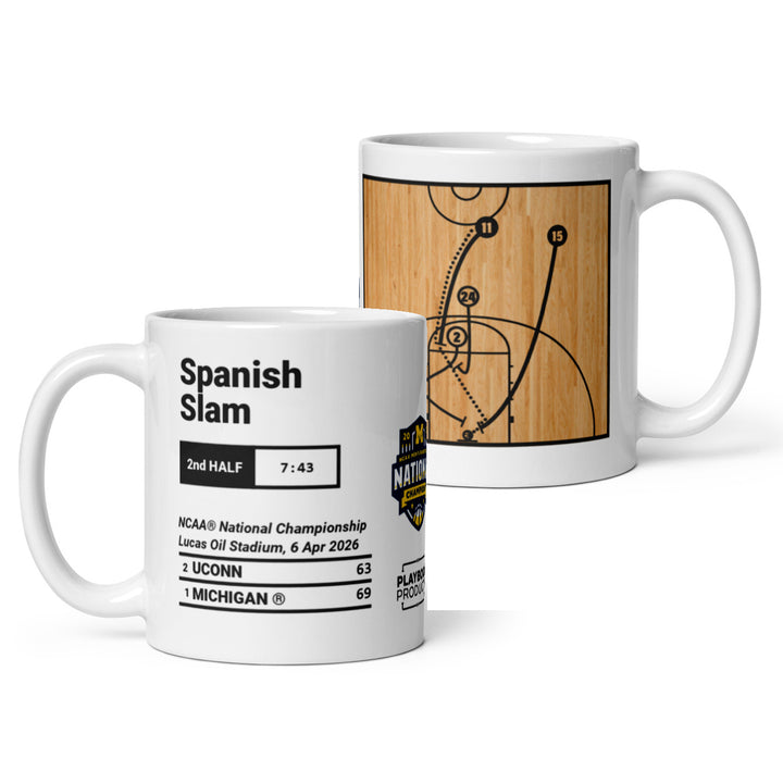 Michigan Basketball Greatest Plays Mug: Spanish Slam (2026)