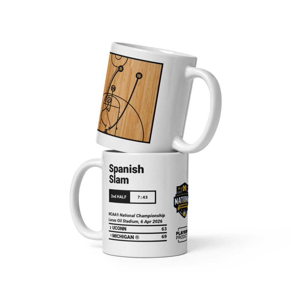 Michigan Basketball Greatest Plays Mug: Spanish Slam (2026)