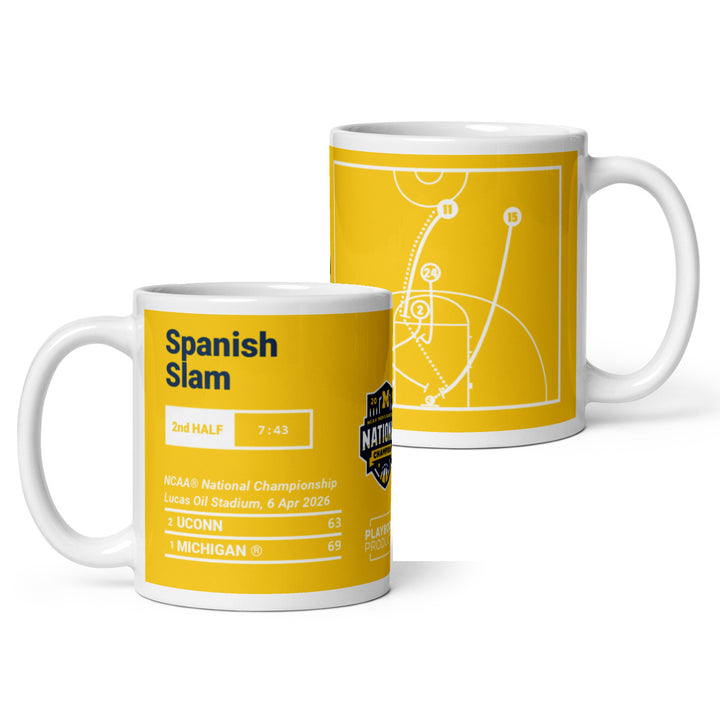 Michigan Basketball Greatest Plays Mug: Spanish Slam (2026)
