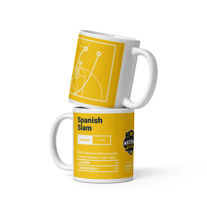 Michigan Basketball Greatest Plays Mug: Spanish Slam (2026)