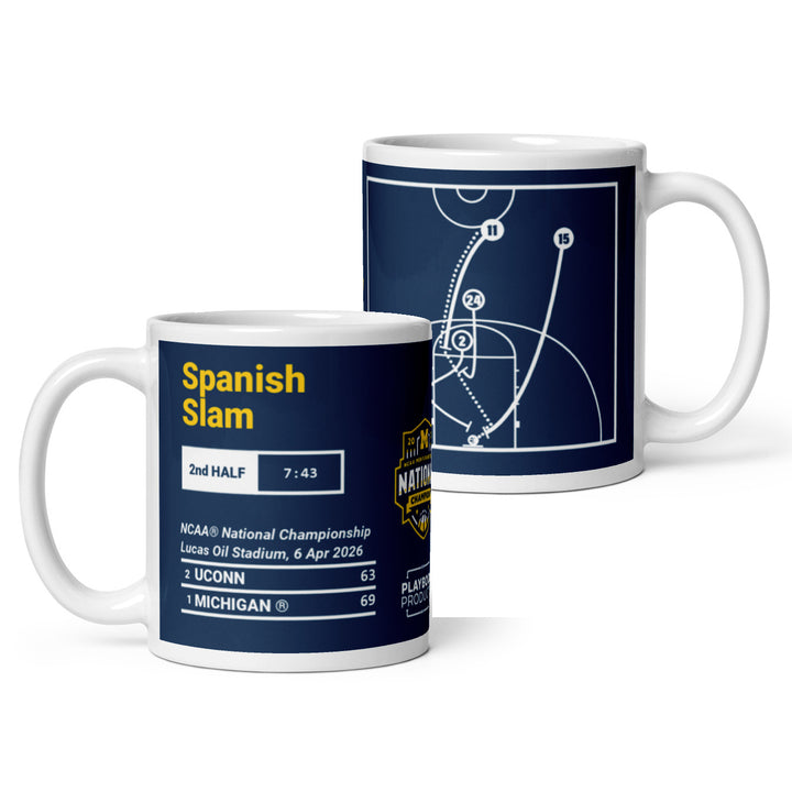 Michigan Basketball Greatest Plays Mug: Spanish Slam (2026)