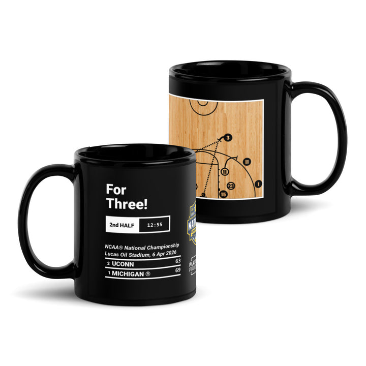 Michigan Basketball Greatest Plays Mug: For Three! (2026)