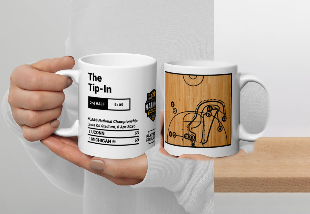 Michigan Basketball Greatest Plays Mug: The Tip-In (2026)