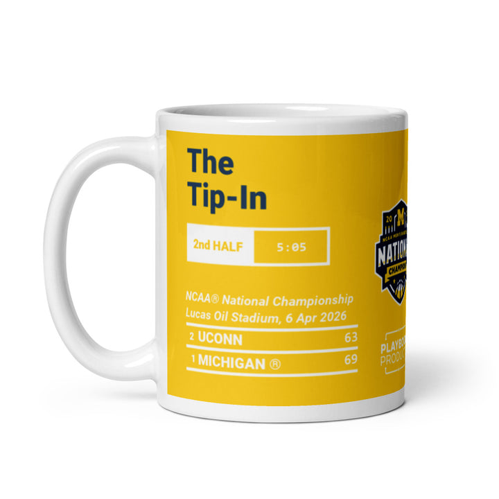Michigan Basketball Greatest Plays Mug: The Tip-In (2026)