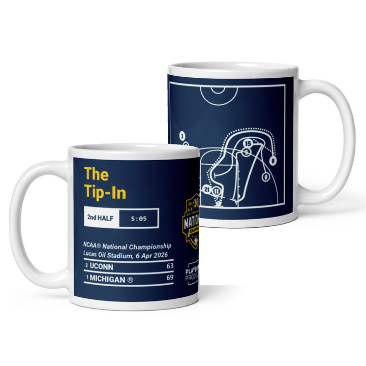 Michigan Basketball Greatest Plays Mug: The Tip-In (2026)