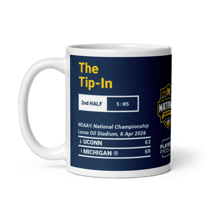 Michigan Basketball Greatest Plays Mug: The Tip-In (2026)