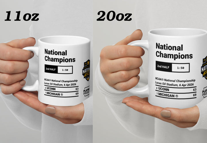 Michigan Basketball Greatest Plays Mug: National Champions (2026)