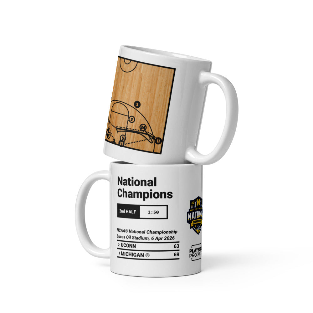 Michigan Basketball Greatest Plays Mug: National Champions (2026)
