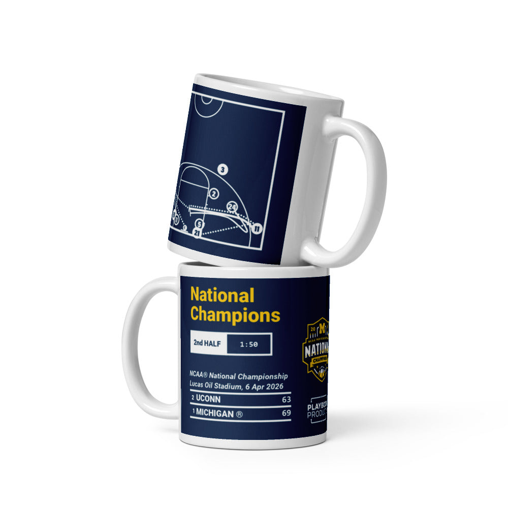 Michigan Basketball Greatest Plays Mug: National Champions (2026)