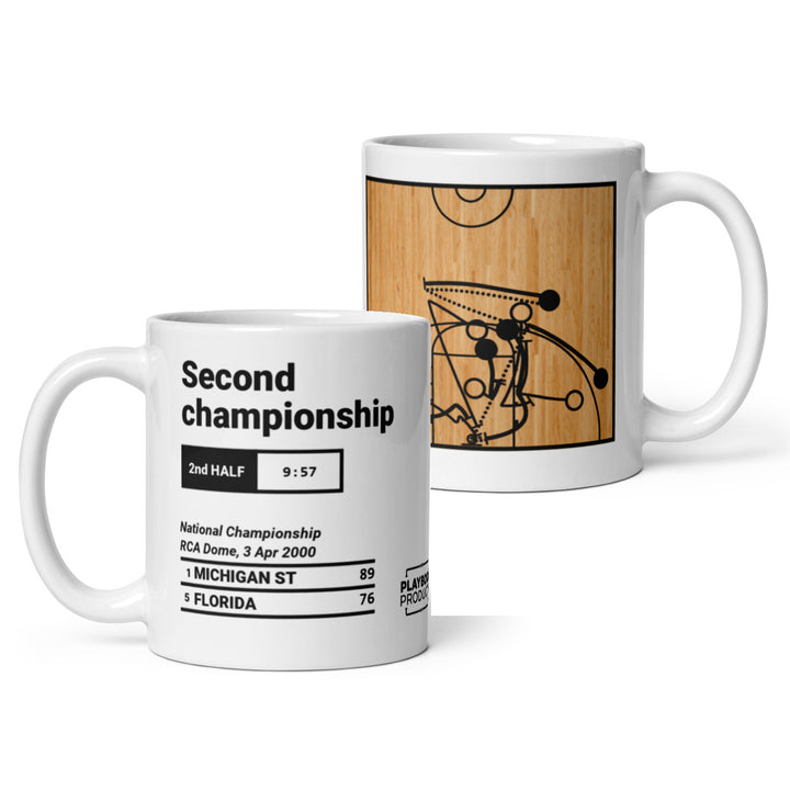 Greatest Michigan State Basketball Plays Mug: Second championship (2000)