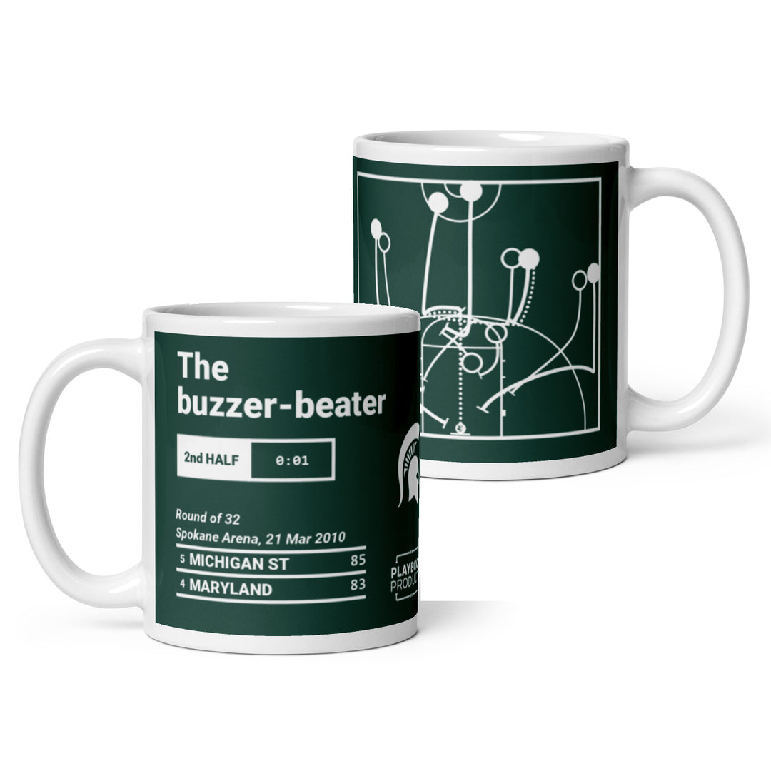 Michigan State Basketball Greatest Plays Mug: The buzzer-beater (2010)