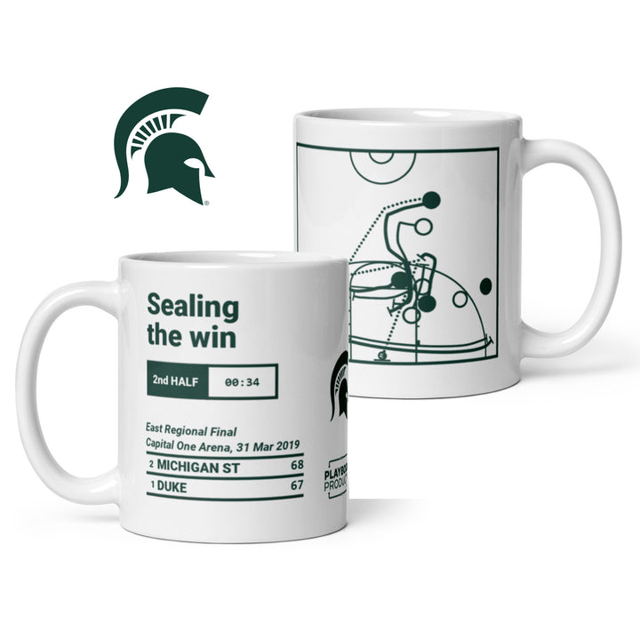 Michigan State Basketball Greatest Plays Mug: Sealing the win (2019)