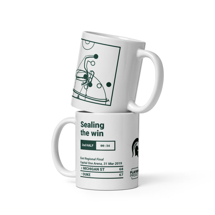 Michigan State Basketball Greatest Plays Mug: Sealing the win (2019)