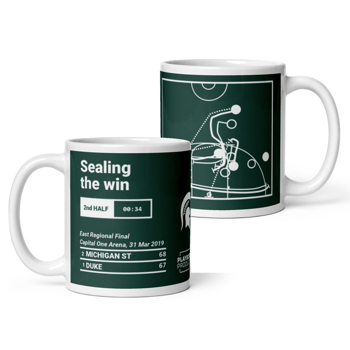 Michigan State Basketball Greatest Plays Mug: Sealing the win (2019)